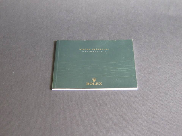 Rolex Gmt-Master II Booklet