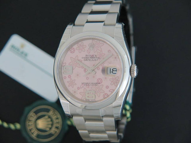Rolex Datejust Pink Flowers Dial NEW