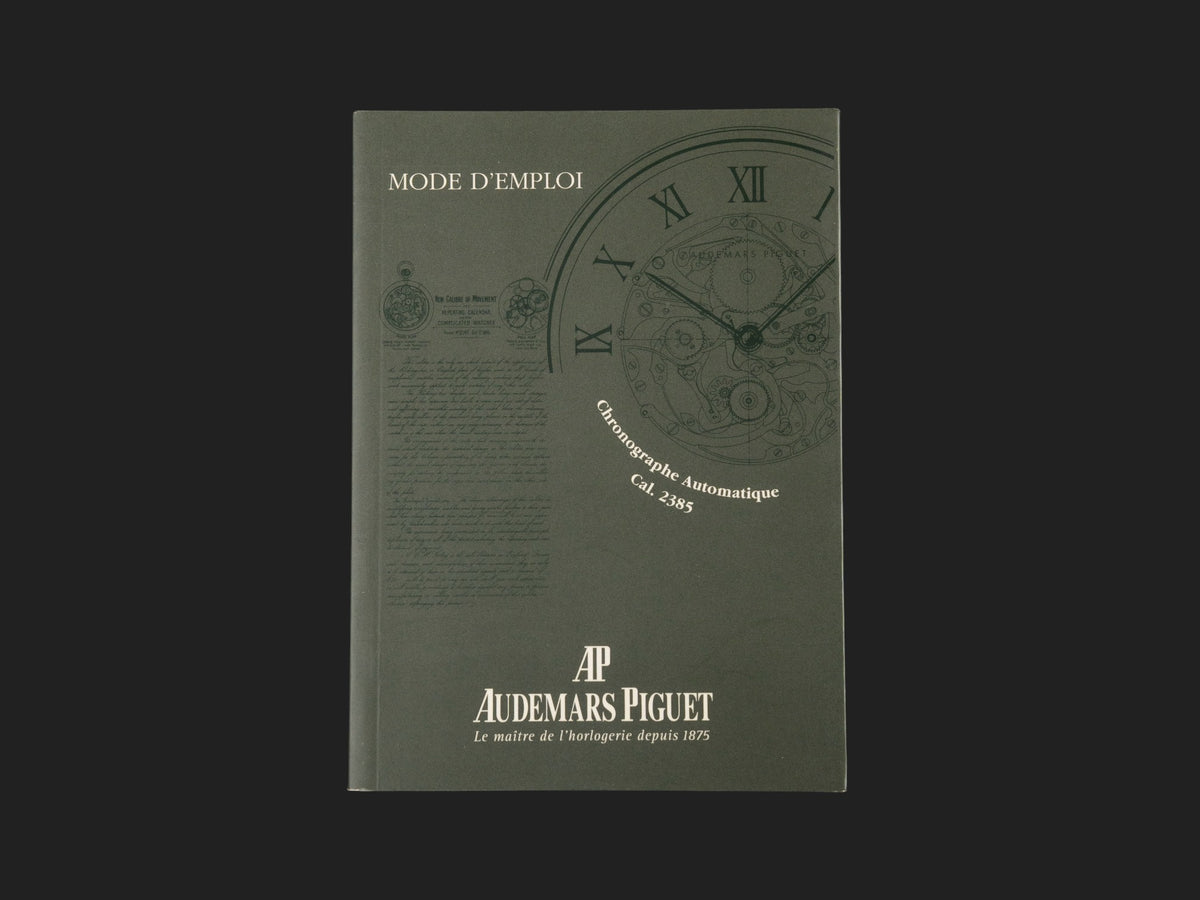 Audemars Piguet Chronograph Automatique Calibre 2385 Manuel (1)