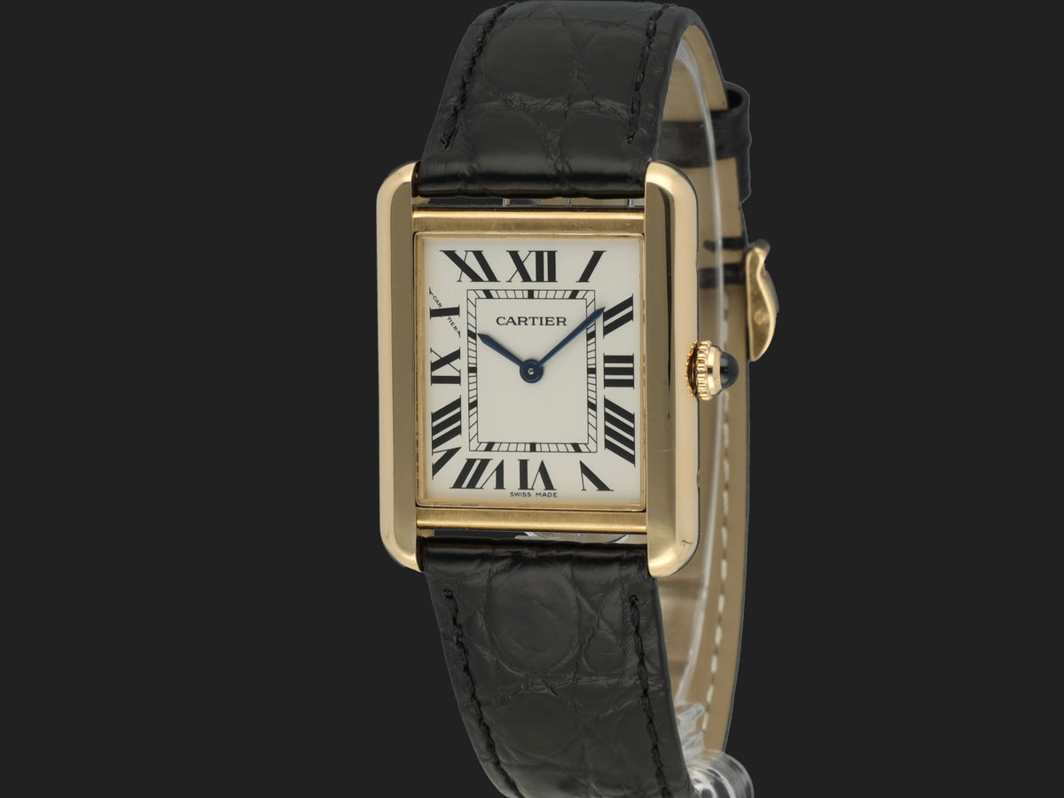 Cartier Tank Solo Small Yellow Gold W1018755 / 2743 (1)