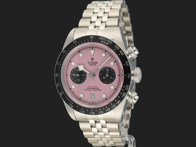Tudor Black Bay Chrono Pink Dial "Inter Miami" 79360N NEW