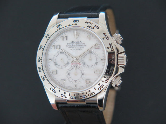 Rolex Daytona White Gold MOP Dial
