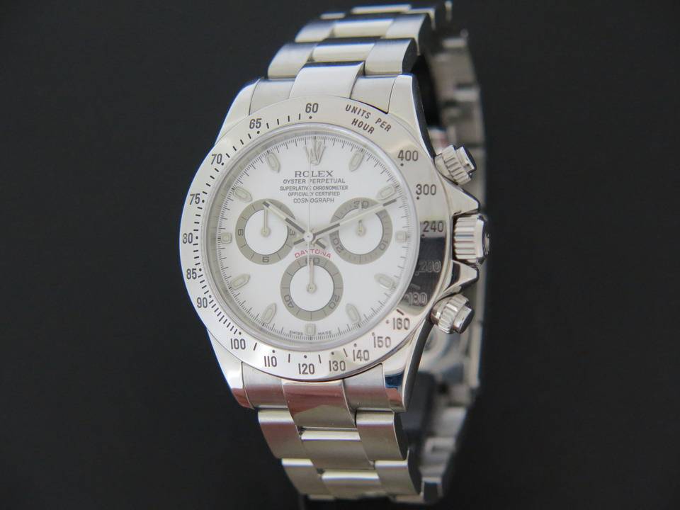 Rolex Daytona White Dial 116520  (1)