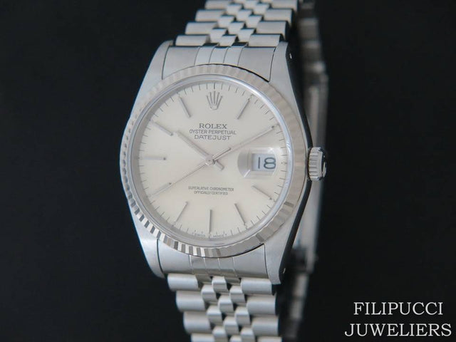 Rolex Datejust Silver Dial