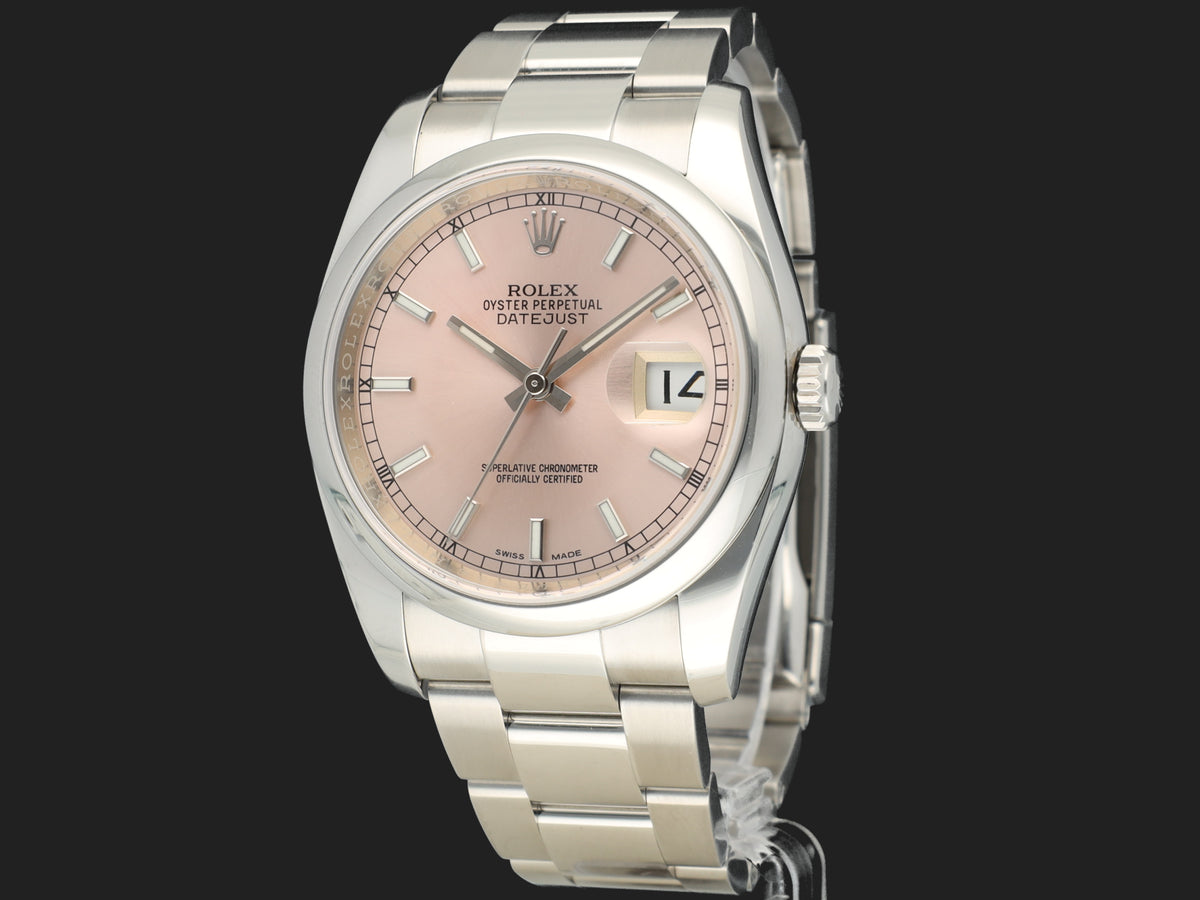 Rolex Datejust Pink Dial 116200 (1)