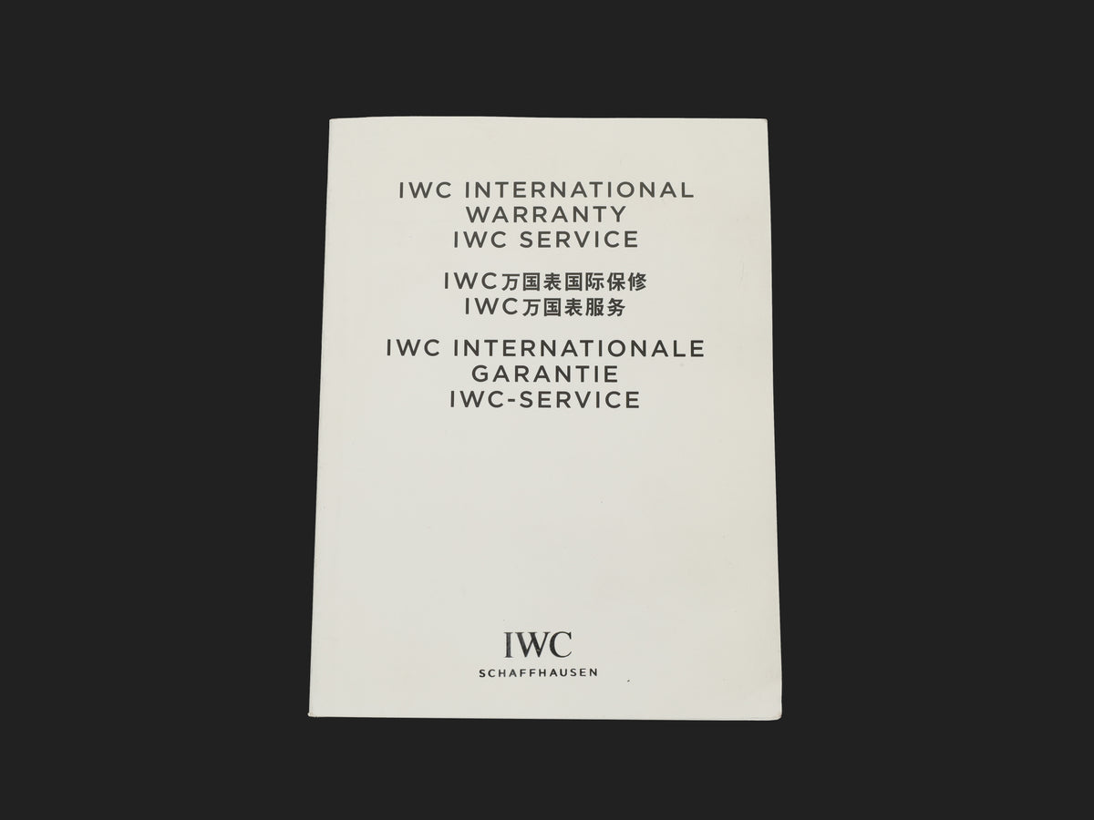 IWC Warranty Booklet (1)