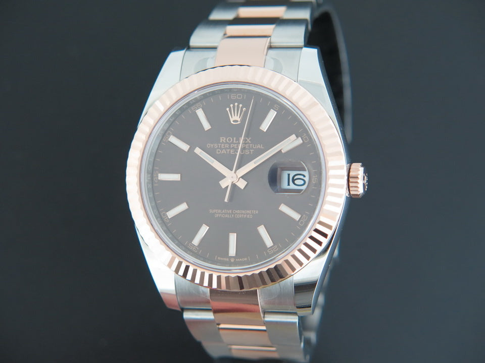 Rolex Datejust 41 Everosegold/Steel 126331 Choco Dial NEW (1)