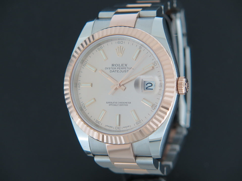 Rolex Datejust 41 Everosegold/Steel Sundust Dial 126331 (1)