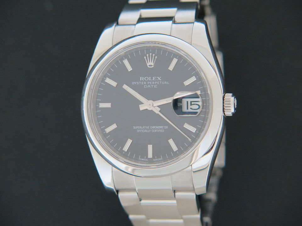 Rolex Date Black Dial 115200   W2609156 (1)