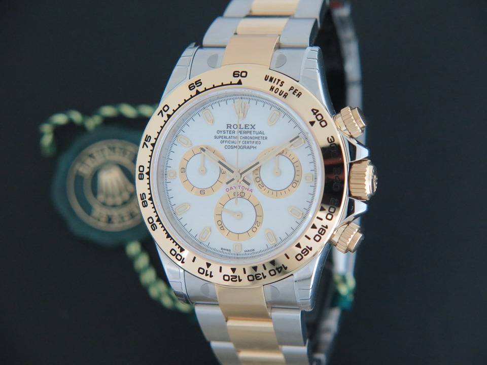 Rolex Daytona Gold/Steel  NEW 116503 White Dial  (1)