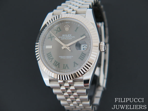 Rolex Datejust 41 Slate Roman Dial
