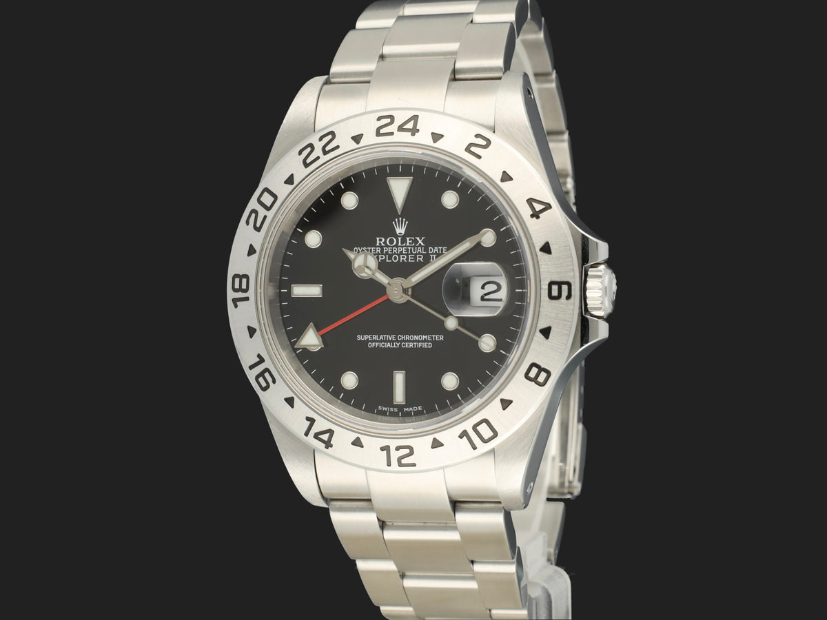 Rolex Explorer II Black Dial 16570 (1)