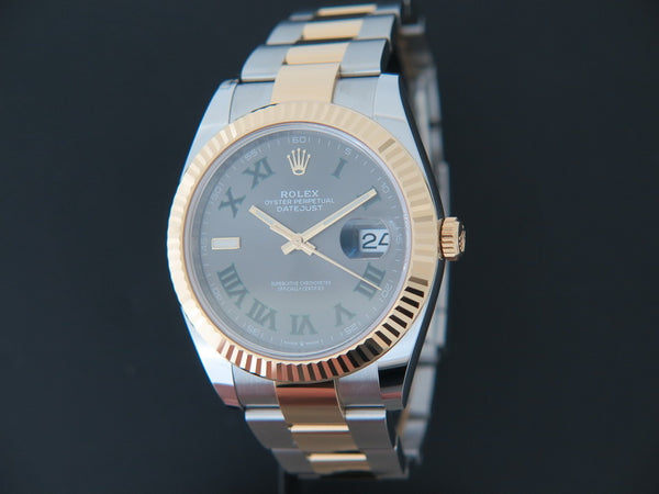 Rolex Datejust 41 Gold/Steel Slate Dial