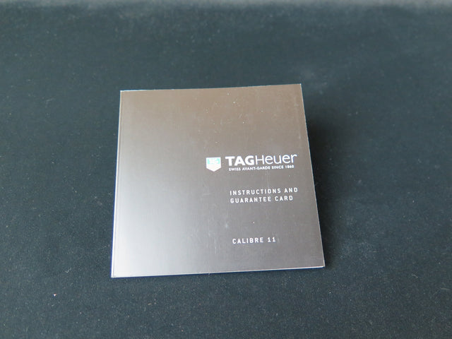 Tag Heuer Instructions Calibre 11 Booklet