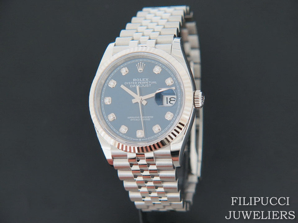 Rolex Datejust 126234 Blue Diamond Dial NEW MODEL    (1)