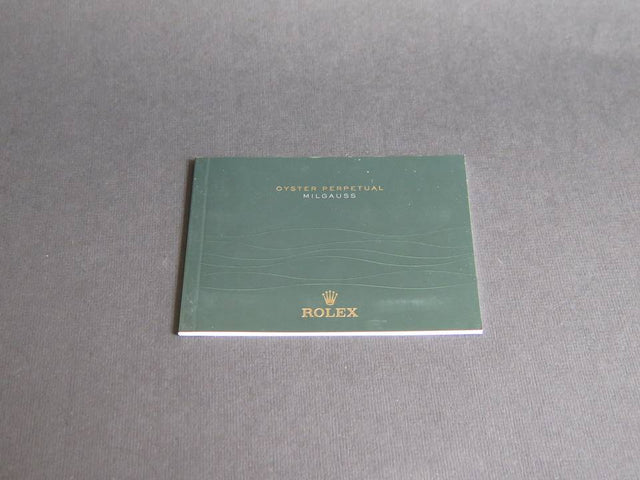 Rolex Milgauss Booklet