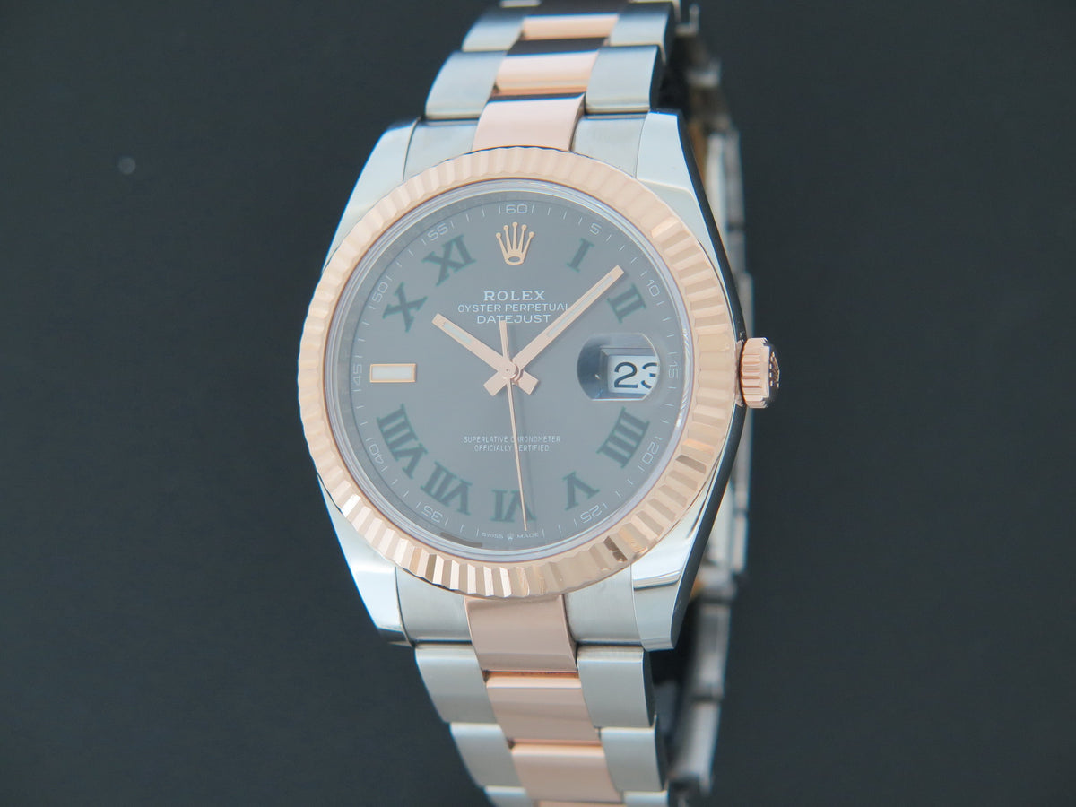 Rolex Datejust 41 Everosegold/Steel Slate Dial 126331  (1)