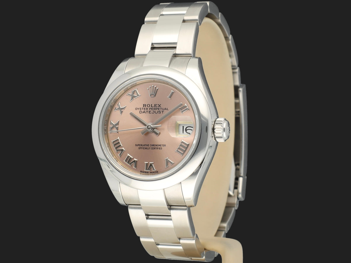 Rolex Lady-Datejust 28 Pink Roman Dial 279160 (1)