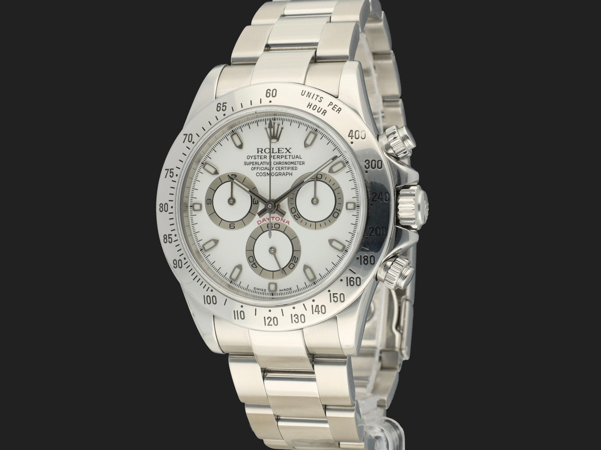 Rolex Daytona White Dial 116520  (1)