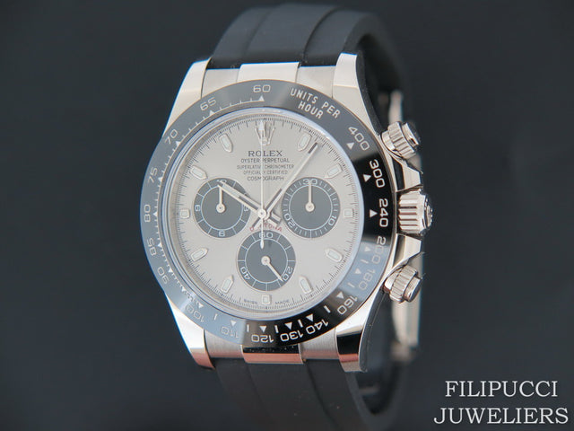 Rolex Daytona White Gold Steel/Black Dial NEW