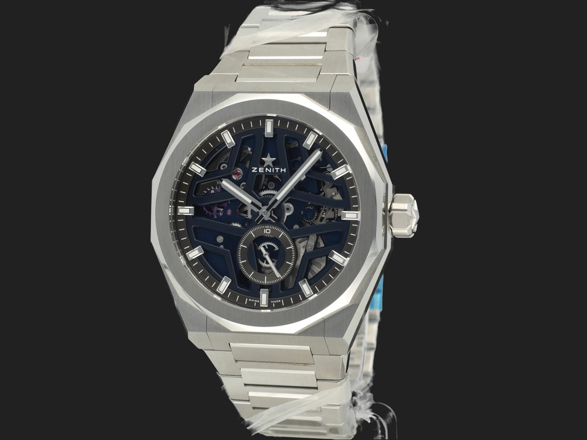 Zenith Defy Skyline Skeleton Blue Dial 41MM 03.9300.3620/79.I001 NEW FULL STICKERS  (1)