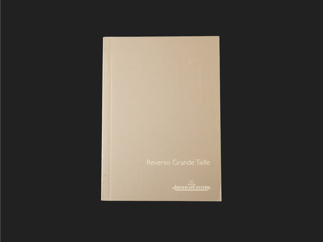Jaeger-LeCoultre Reverso Grande Taille Booklet