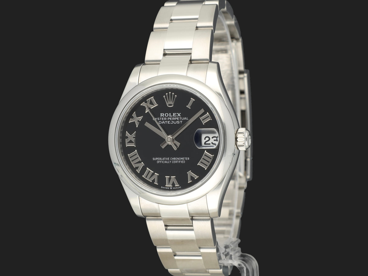 Rolex Datejust 31 Black Roman Dial 278240 (1)