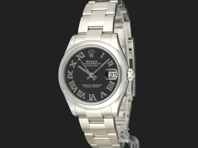 Rolex Datejust 31 Black Roman Dial 278240