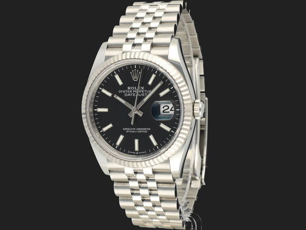 Rolex Datejust 36 Black Dial