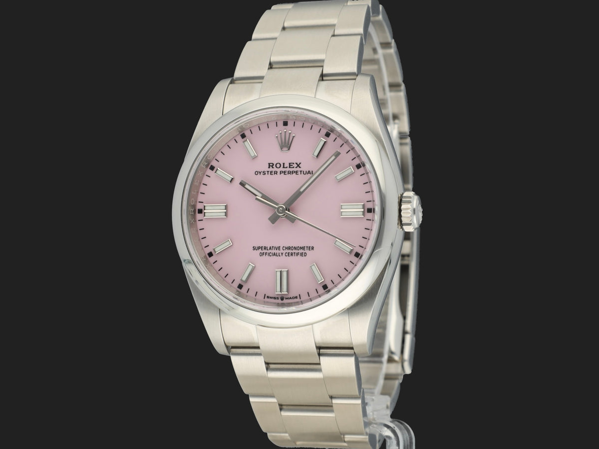 Rolex Oyster Perpetual 36 Candy Pink Dial 126000 NEW (1)