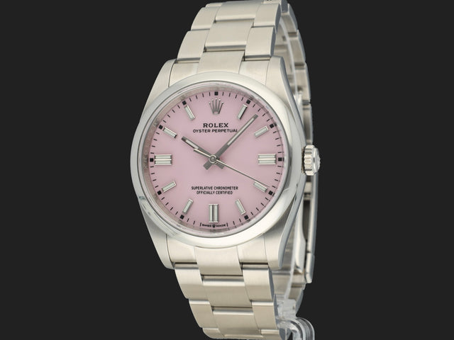Rolex Oyster Perpetual 36 Candy Pink Dial