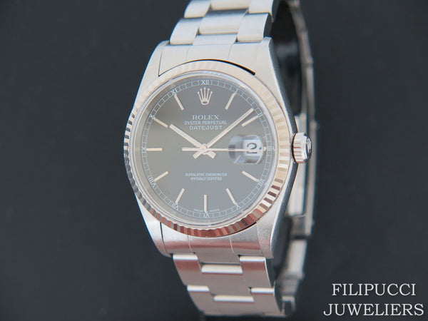 Rolex Datejust Black Dial