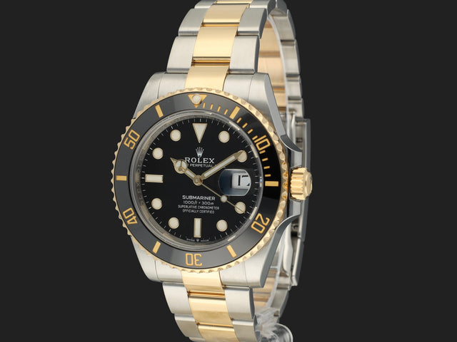 Rolex Submariner Gold/Steel Black Dial