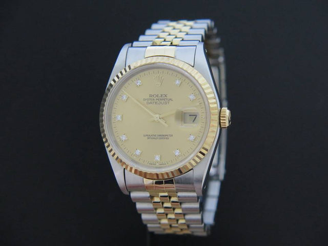 Rolex Oyster Perpetual Datejust Diamond Dial