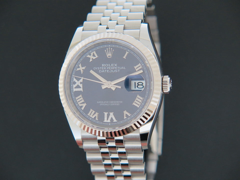 Rolex Datejust Aubergine Diamond Dial 126234  NEW (1)