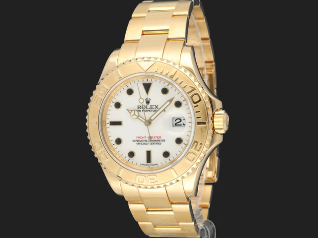 Rolex Yacht-Master Yellow Gold White Dial