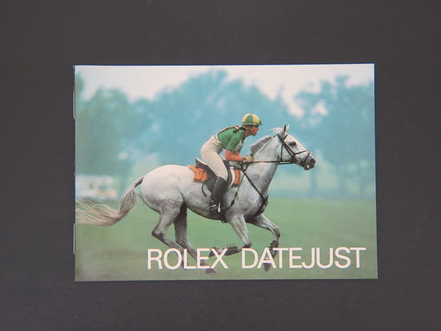 Rolex Datejust Booklet English