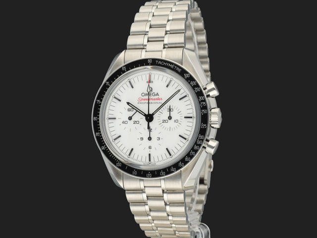 Omega Speedmaster Professional Moonwatch White Dial NEW