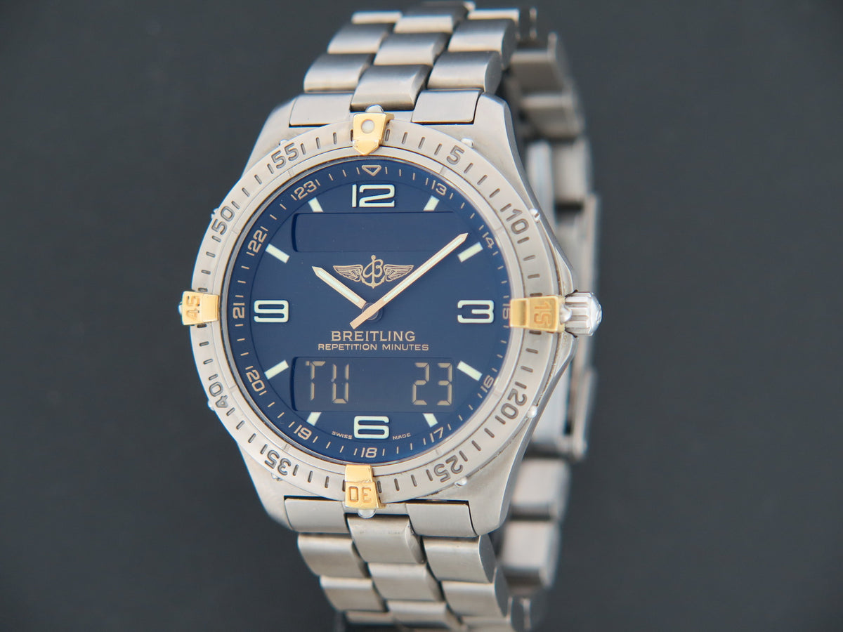 Breitling Aerospace "Repetition Minutes" Titanium/Gold F65062 (1)