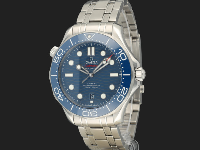 Omega Seamaster Diver 300M Co-Axial Master Chronometer Blue Dial