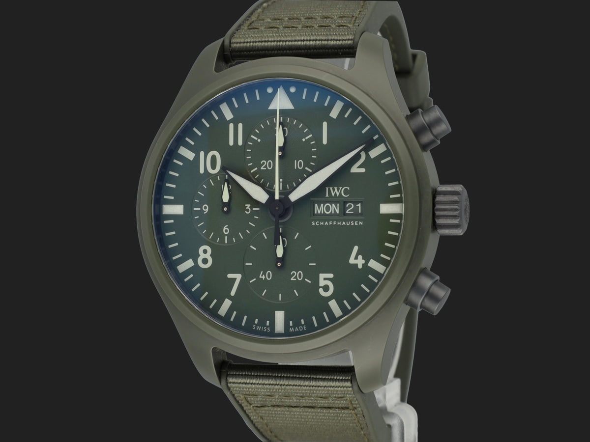 IWC Pilot Chronograph Top Gun Pilot's Watch Chronograph Top Gun Edition "Woodland" IW389106 (1)