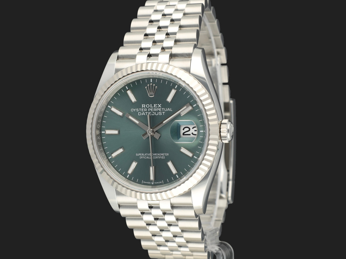 Rolex Datejust Mint Green Dial 126234 (1)