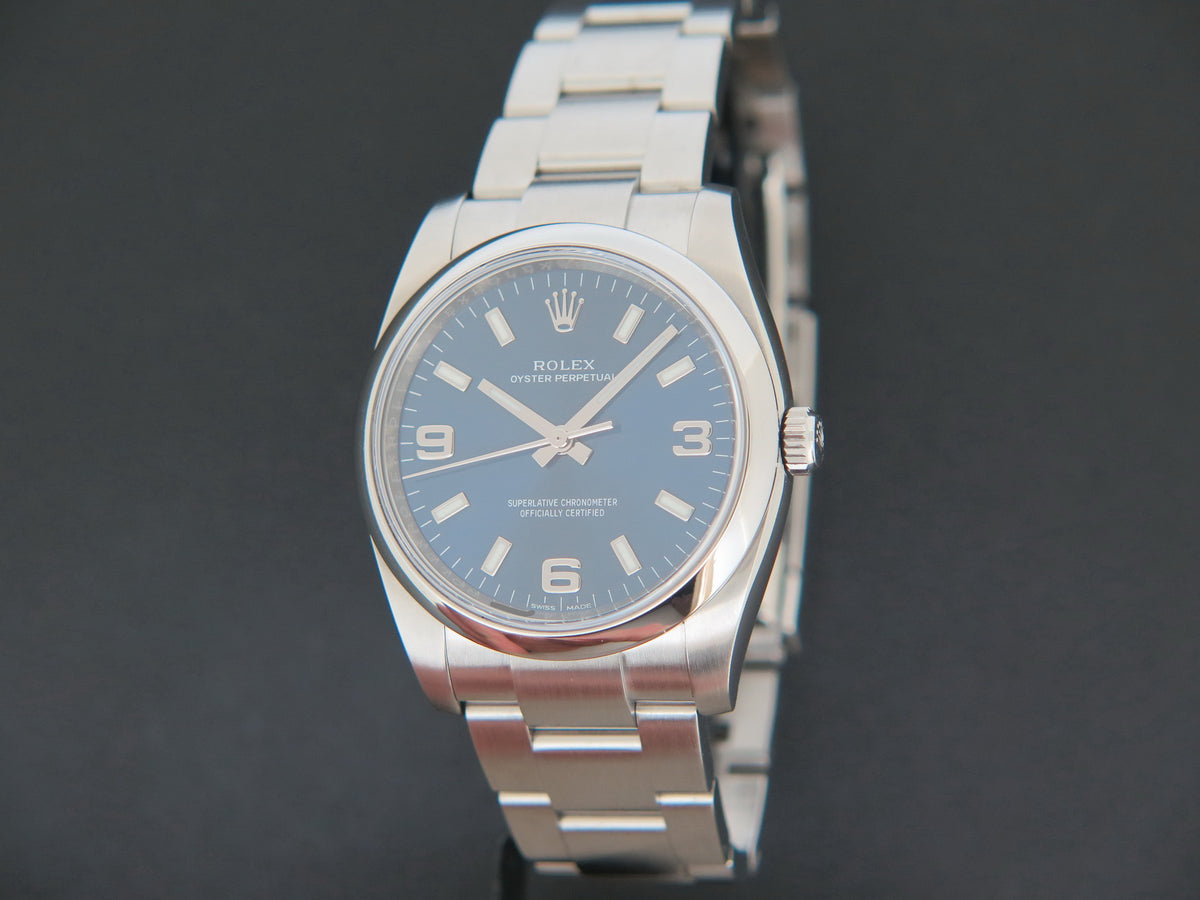 Rolex Oyster Perpetual 34 Blue Dial 114200 (1)