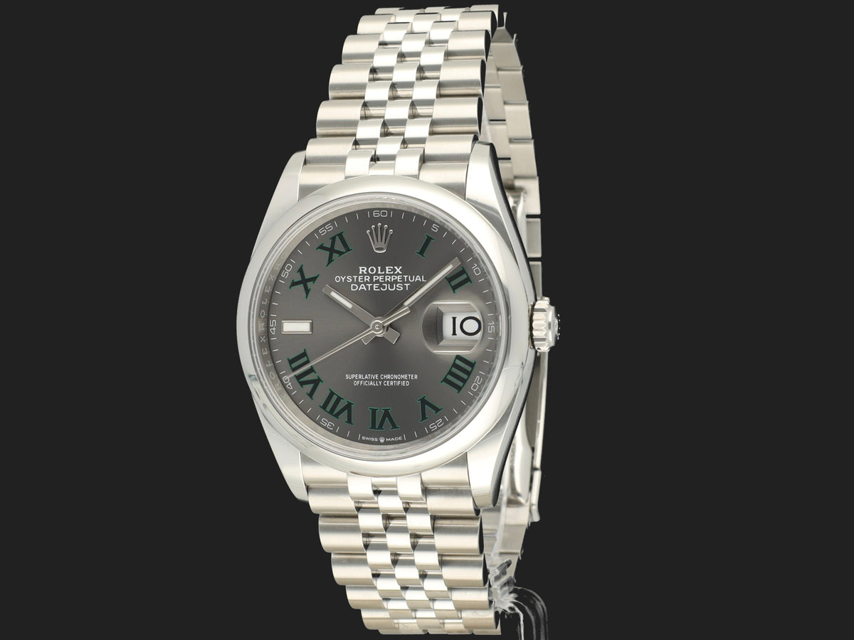 Rolex Datejust 36 Wimbledon Dial 126200 (1)