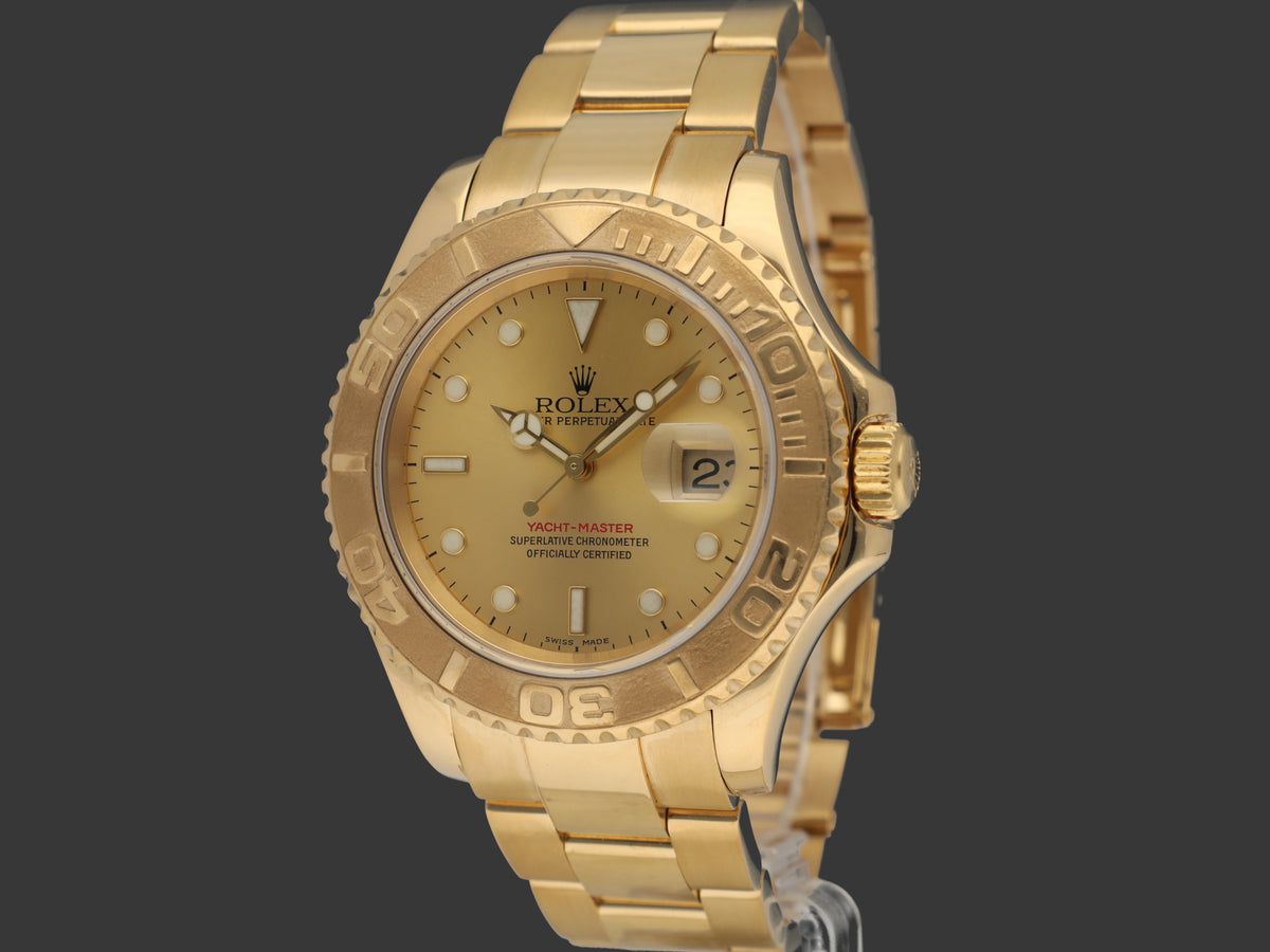 Rolex Yacht-Master Yellow Gold Champagne Dial 16628 (1)