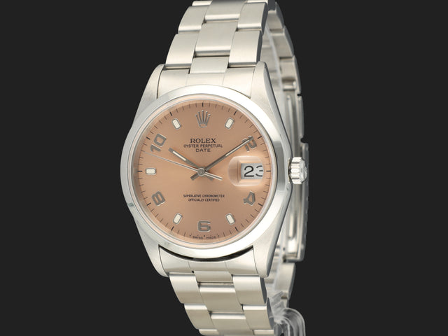 Rolex Date Salmon Dial 15200