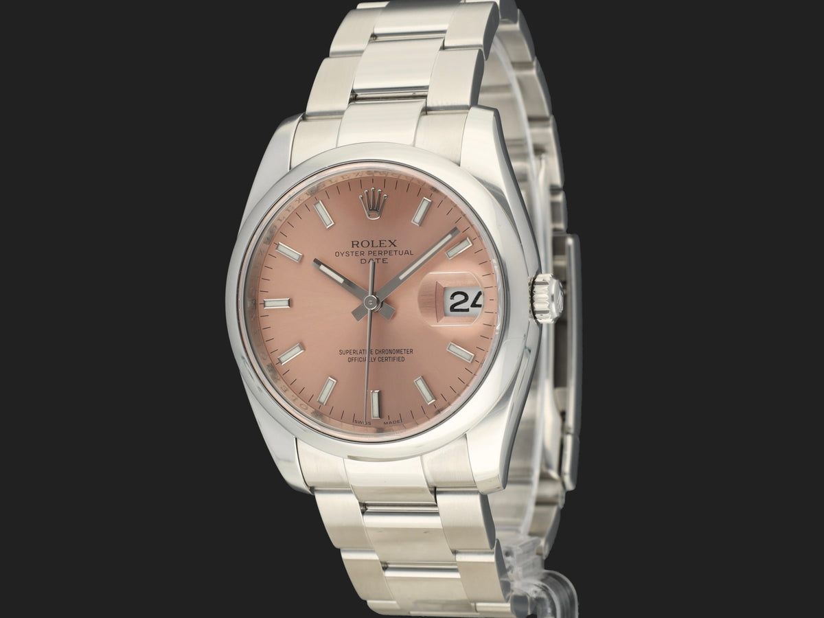 Rolex Date 34 Salmon Dial 115200 (1)