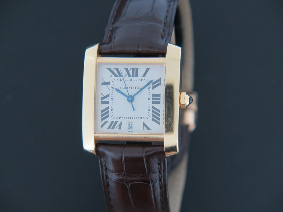 Cartier Tank Francaise LM Yellow Gold Automatic (1)