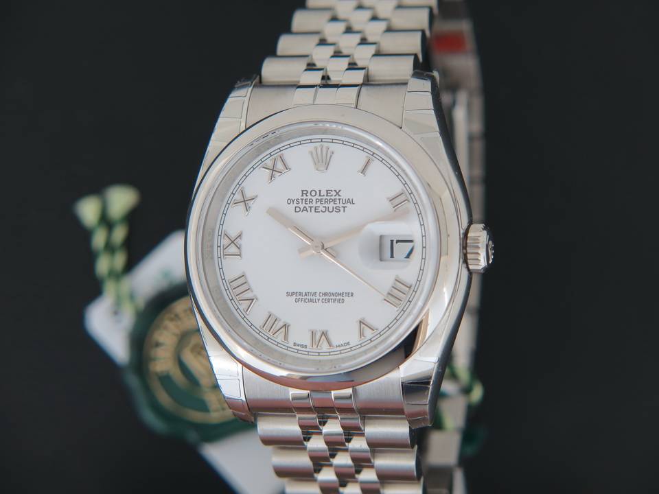 Rolex Datejust 116200  White Roman NEW  (1)