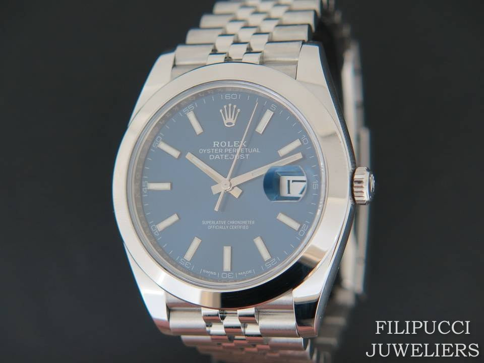 Rolex Datejust 41 Blue Dial  126300  (1)